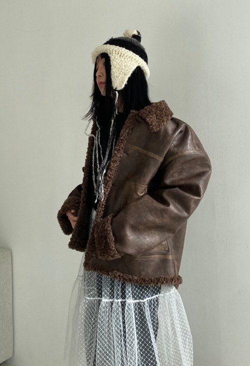 comma leather mustang jacket