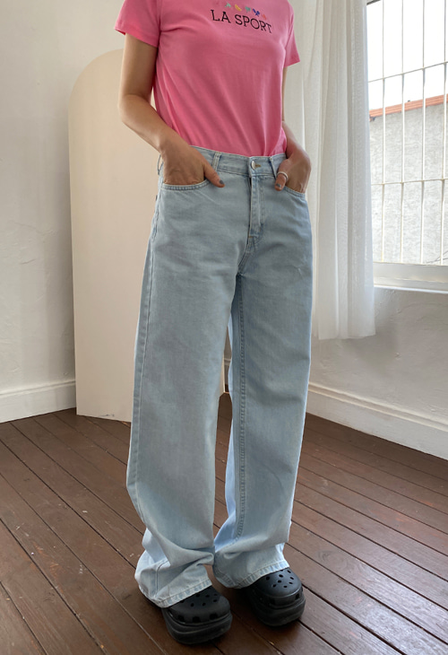 low summer wide jeans