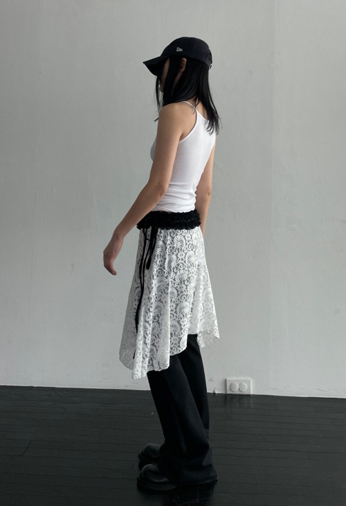 paisley lace skirt